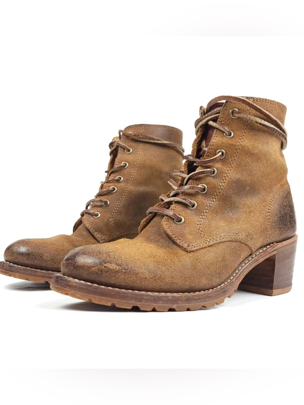 FRYE 6G LACE UP BOOTS
